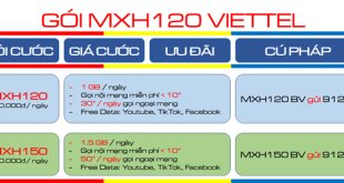 Đăng ký gói cước MXH120 Viettel chỉ 120k và thả ga TikTok, Youtube, Facebook